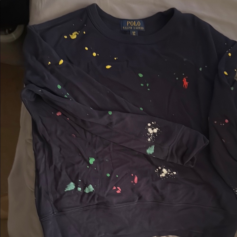 Polo by Ralph Lauren Kids Sweatshirt - Navy with Multicolor Accents